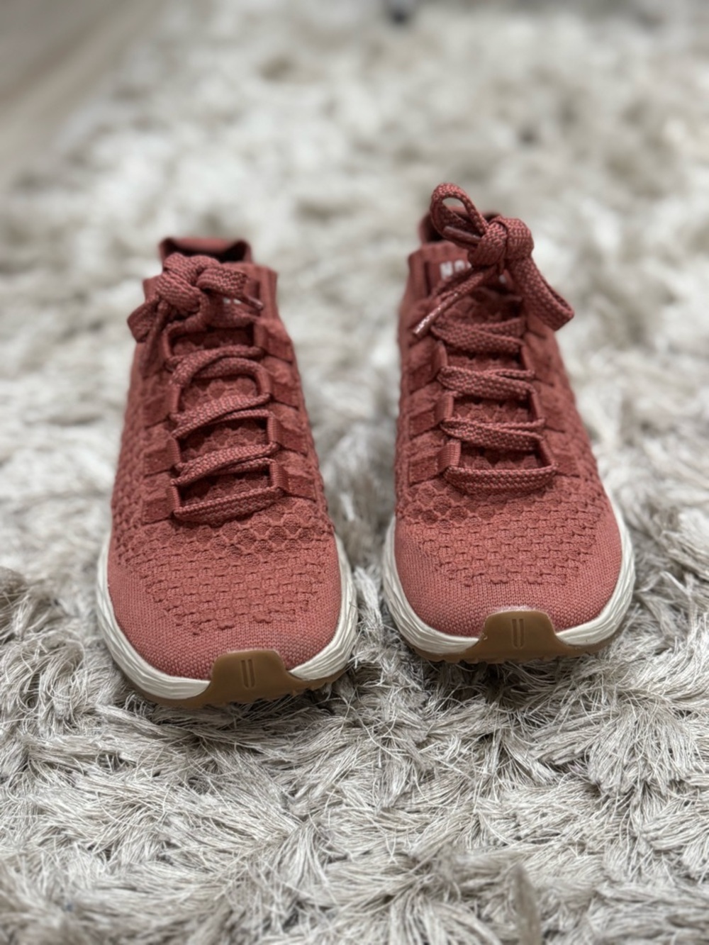 NOBULL Knit Trainer Sneakers in Dusty Rose
